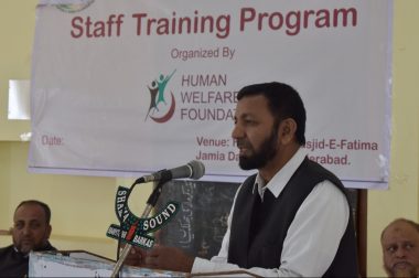 Staff training program for Khidmat Seva MACCS